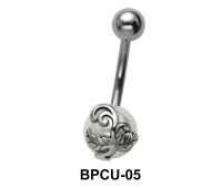  Belly Pearl with Tree Motif BPCU-05