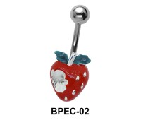 strawberry in Red Belly Piercing BPEC-02
