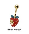 strawberry in Red Belly Piercing BPEC-02