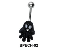 Black Ghost Belly Piercing BPECH-02