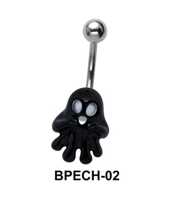 Black Ghost Belly Piercing BPECH-02