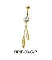 Belly Icicle Piercing BPIF-03