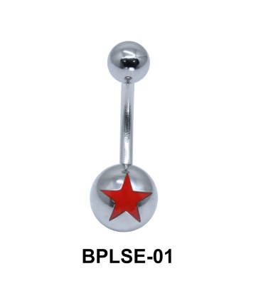 Star Enamel Belly Piercing BPLSE-01