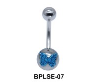 Butterfly Enamel Belly Piercing BPLSE-07