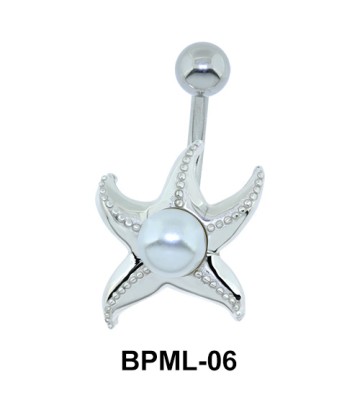 Jelly Fish Pearl Underwater Belly Piercing BPML-06