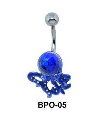 Oceanic Octopus Belly Button Ring BPO-05