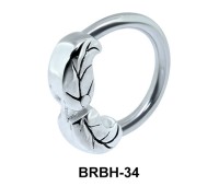 Leaves Belly Closure Rings BRBH-34