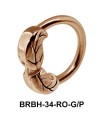 Leaves Belly Closure Rings BRBH-34