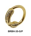 Leaves Belly Closure Rings BRBH-35