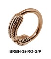 Leaves Belly Closure Rings BRBH-35