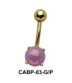 Purple Belly Pearl Piercing CABP-03