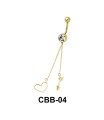 Heart and Arrow Shaped Belly Piercing CBB-04