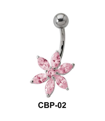Flower Belly Piercing CBP-02