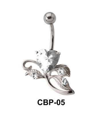 Leafy Design Belly Piercing CBP-05