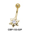 Floral Belly Piercing CBP-133