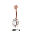 Flower Shaped Belly Piercing CBP-15