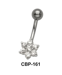Flower Shaped Belly Piercing CBP-161