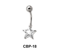 Star Shaped Belly Piercing CBP-18