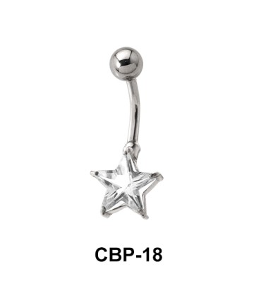 Star Shaped Belly Piercing CBP-18