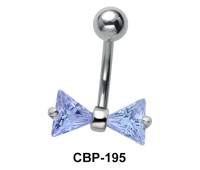 Bow Shaped Belly Piercing CBP-195 