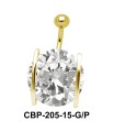Prong Set Round Brilliant Belly CZ Crystal CBP-205