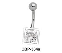 8 Point Star CZ Belly Piercing CBP-334s