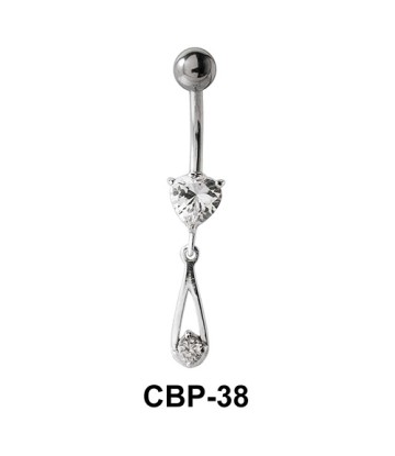 Drop Shaped Belly Piercing CBP-38