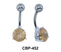 Exclusive Stone Set Belly Piercing CBP-452