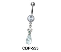 Special Crown Dangling Belly Piercing CBP-555