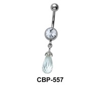 Stone Dangler Belly Button Ring CBP-557