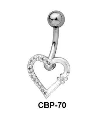 Stone Encrusted Belly Piercing CBP-70