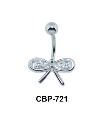 Bow with Stones Assorted Belly Piercing CBP-721