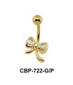 Red Stone Bow Assorted Belly Piercing CBP-722