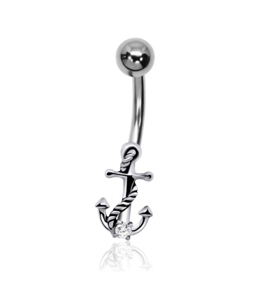 Anchor with Ropes Belly Piercing CBP-731