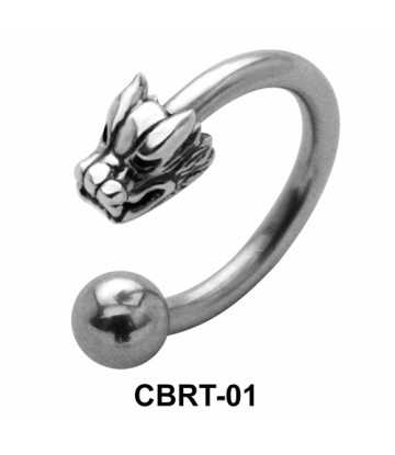 Dragon Belly Piercing Circular Barbell CBRT-01