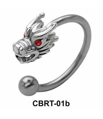 Dragon Belly Piercing Circular Barbell CBRT-01b