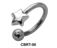 Superlative Star Belly Piercing Circular Barbell CBRT-06
