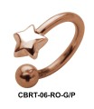 Superlative Star Belly Piercing Circular Barbell CBRT-06
