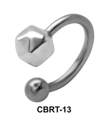Boulder Belly Piercing Circular Barbell CBRT-13