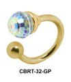 Special Stone Belly Piercing Circular Barbell CBRT-32