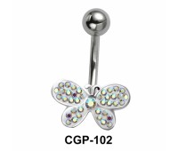 Stone Set Butterfly Rainbow Line CGP-102