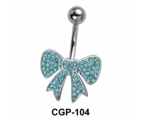 Stone Encrusted Bow Rainbow Line CGP-104