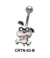 Funny Dog Belly Piercing CRTN-02
