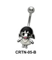 Girl Figure Belly Piercing CRTN-05
