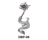 Stone Set Dragon Belly Piercing DBP-08