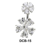 Flora Belly CZ Crystal DCB-15