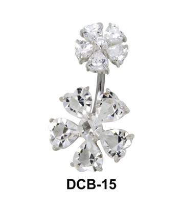 Flora Belly CZ Crystal DCB-15