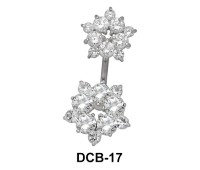 Floral Stone Set belly Piercing DCB-17