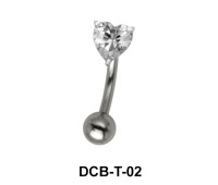 Heart Upper Belly Piercing DCB-T-02