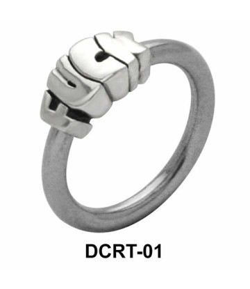 Fuck Belly Piercing Closure Ring DCRT-01